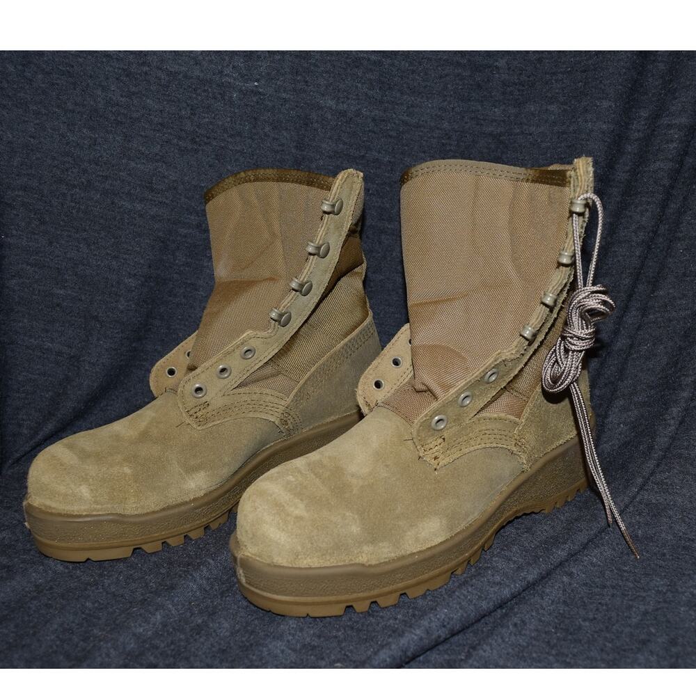 Altama Men's 4W Women's 5.5W Wrath 8" Steel Toe Coyote Boots Combat Vibram Sole